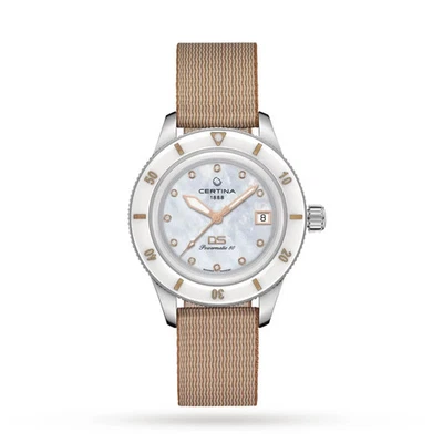 DS PH200M 39 mm Powermatic 80 madreperla esfera diamante | esfera blanca Foto 1 de 3