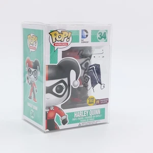 Funko Pop Viny Harley Quinn Glow 34 Chard Hardin Arte Firmado DC Comics ENVÍO GRATUITO - Imagen 1 de 8