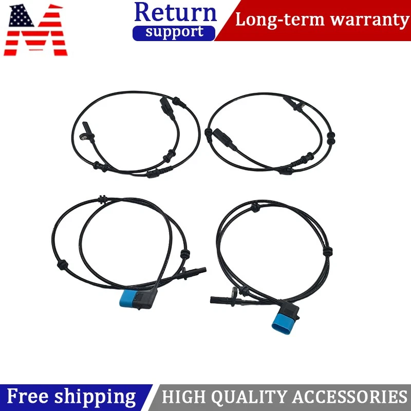 NEW 4X ABS Wheel Speed Sensor Fit for Mercedes-Benz CLA GLA 250/45 AMG 14-18 US Foto 1 de 4