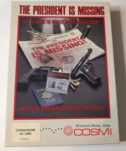 The President Is Missing Game By Cosmi C64 Commodore 64 - Picture 1 of 6