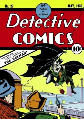 DETECTIVE COMICS #27 COMIC BOOK COVER Poster print 14"x20" home decor - Image 1 of 4