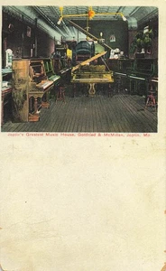 Postal Joplin's Greatest Music House Joplin Missouri - Imagen 1 de 2