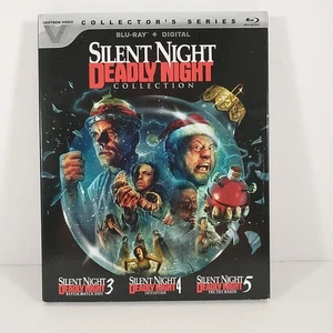 Silent Night, Deadly Night 3-Film Collection (Blu-ray) Vestron Slipcover. New - Foto 1 di 2