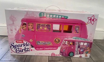 Brand New Sparkle Girlz Retro Campervan Doll Playset kids toy - Image 1 of 4