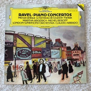 DG 423 665-1 RAVEL - PIANO CONCERTOS, Martha Argerich, Abbado - Imagen 1 de 4