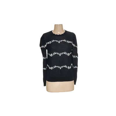 Suéter Pullover Floral Azul LOFT - Talla S Foto 1 de 4