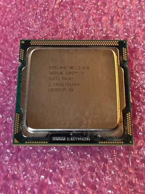 Intel Core i5-650 3.20GHz Dual-Core Processor - LGA1156 - SLBTJ - Tested - Image 1 of 2