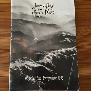 Jimmy Page and Robert Plant 1998 tour program - Picture 1 of 6