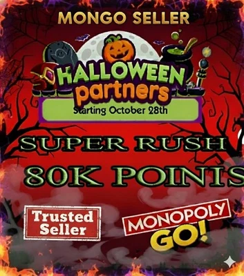 Evento Monopoly Partners (08 de octubre de 2025) | 80k puntos | Entrega rápida Foto 1 de 4