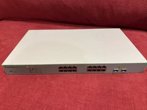 Allied Telesis AT-GS950/16 10/100/1000 MBPS Switch with Power Cord - Picture 1 of 9