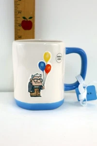 Rae Dunn Disney Pixar Up CARL FREDRICKSEN ADVENTURE HERO Double Sided Mug - Picture 1 of 6