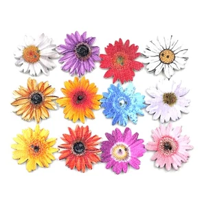  50 Pcs Sewing Buttons Daisy Accessories Flower Decoration for Clothes - Picture 1 of 8