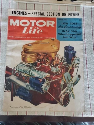 Vintage Magazine- Motor Life Aug 55' — 第 1/4 张图片