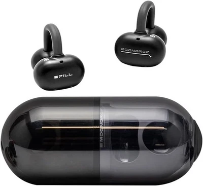 Moondrop Pill Open Ear Headphones Bluetooth 6.0 OWS Hanging Earphones IPX4  - Image 1 of 4