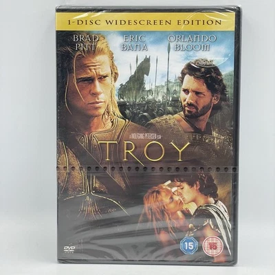 Troy [DVD] Brad Pitt • Eric Bana • Orlando Bloom • UK R2 • New & Sealed - Image 1 of 2