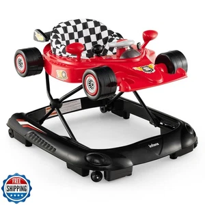 INFANS Faltbarer Lauflernwagen, 3 in 1 Kleinkind Activity Center Anlehn-Sitz Wa - Bild 1 von 5