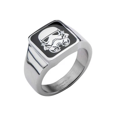 Star Wars Stormtrooper Ring - Official Stainless Steel Jewelry - Image 1 of 3