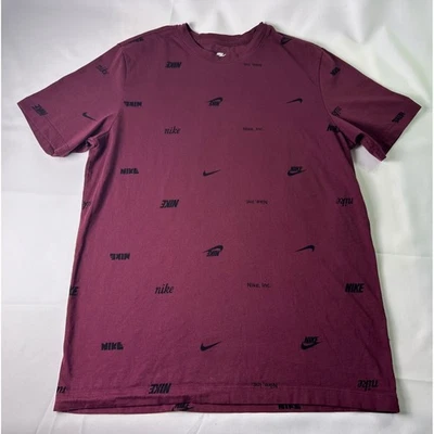 Camiseta Nike The Nike Estampada Logo Camiseta Niños Mediana Informal Top Roja Foto 1 de 4