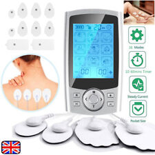 Rechargeable TENS Machine Digital Muscle Massager for Pain Relief Acupuncture UK