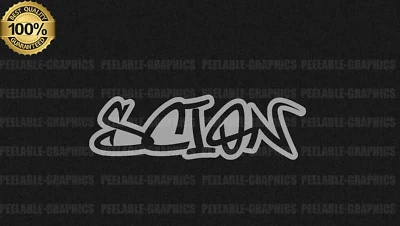 Fits SCION Graffiti OUTLINE Decal Vinyl Sticker Race Toyota TRD XB TC IQ XD - Image 1 of 2