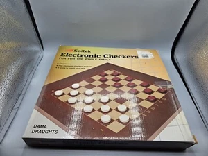 Vintage Saitek Electronic Checkers 640 1988 PARTS ONLY Incomplete - Picture 1 of 16