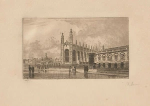 Grabado antiguo original FOUSSEN R. / Europa - Imagen 1 de 1