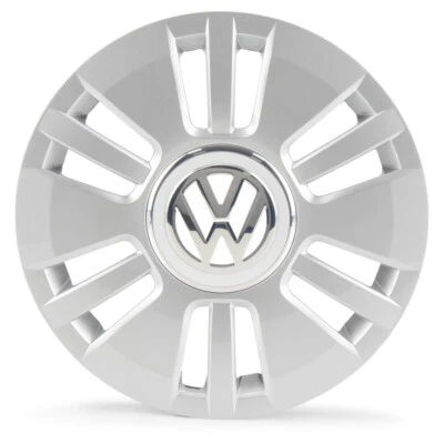 1x ORIGINAL VW Radkappe Radblende Stahlfelge 14 Zoll Silber UP! 1S0601147D CIY - Bild 1 von 2