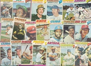 VENEZUELA LOT 20) CEY FOSTER MADLOCK CHAMBLISS NETTLES 1977 VENEZUELAN MLB TPHLC - Picture 1 of 11