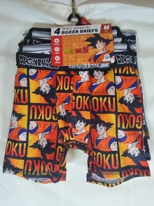 Boys 4 Pack Dragon Ball Z Boxer Briefs  AVAILABLE Size XS (1) S(1)  New - Picture 1 of 5