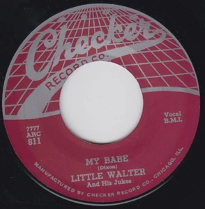 LITTLE WALTER My Babe CHECKER Re.45 7 Stone-Killer 1955 R&B Classic 2 sider HEAR - Picture 1 of 4