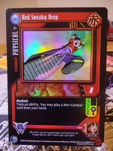 DBZ CCG DRAGON BALL GT RED SNEAKY DROP #71 LIMITED FLAT FOIL SDS SAGA 2004 VLP - Picture 1 of 2
