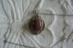 Purple Glass Pendant - Picture 1 of 2