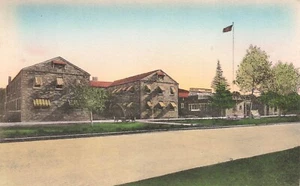 Cartolina colorata a mano Elsinore California Wreden Hotel Albertype LP34 - Foto 1 di 2