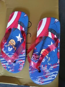 Flip Flops MARVEL AVENGERS Sandals Pool Shoes Sizes UK size 1 - Picture 1 of 2