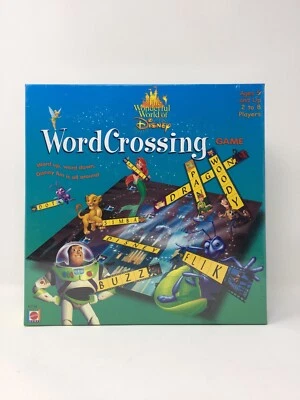 Word Crossing Game Mattel The Wonderful World Of Disney FACTORY SEALED - Image 1 of 2