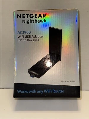 Netgear Nighthawk AC1900 Wi-Fi USB Adapter New Free Shipping - Image 1 of 4