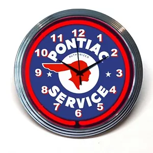 Espejo de bolsillo para publicidad Pontiac Service - Imagen 1 de 2