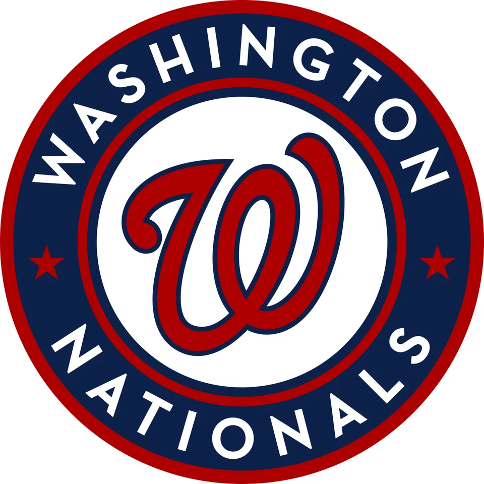 Washington Nationals Logo Car Truck Laptop Bumper Vinyl Die Cut Sticker Decal 01 - Image 1 of 1
