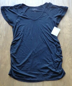 Camicia/top A GLOW donna nuova con etichetta maternità tg S manica corta nero - Foto 1 di 6
