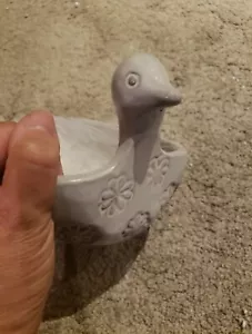 Duck Bowl By Stone the Crows Light Grey Ceramic - Picture 1 of 6