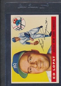 1955 Topps #109 Ed Lopat Yankees EX *2325 - Foto 1 di 1