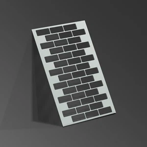 Brick Stencil Block Mylar Sheet Painting Wall Art Kids Craft 190 Micron - Picture 1 of 2