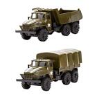 1/50 Scale Diecast Truck Boy Toy Car Simulation Alloy Transport Vehicle