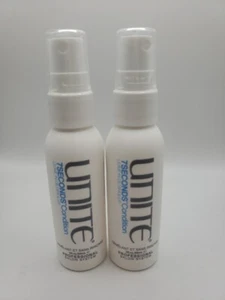 (2) UNITE 7 Seconds Conditioner Leave in Detangler 2 oz Travel Size - Picture 1 of 4