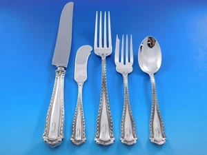 Marie Louise by Shreve Sterling Silver Flatware Service Set 41 pcs C mono Dinner - Picture 1 of 7