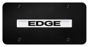 Ford Edge Chrome 3D Bar Logo License Plate Official Licensed - Imagen 1 de 4