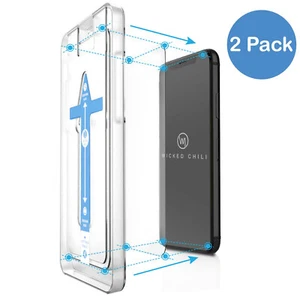 2x Panzerfolie für Apple iPhone XS Max / 11 Pro Max Displayschutz + Applikator - Bild 1 von 10