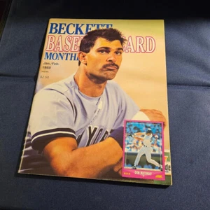 Tarjeta de béisbol Beckett edición #35 enero/febrero 1988 revista mensual Don Mattingly - Imagen 1 de 2