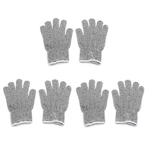3Pair M Cut Resistant Working Gloves Level 5 Protection Resistant Abrasion Food - Picture 1 of 12