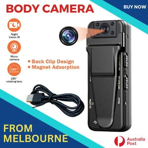 20H 1080P HD WiFi Camcorder DVR IR Night Vison Cam Mini Police Body Camera Melb - Picture 1 of 11